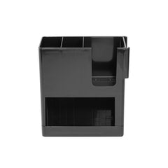 Restpresso Black Plastic Coffee Cup / Lid / Straw Organizer - 4 Section - 9