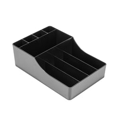 Restpresso Black Plastic Condiment Organizer - 9 Compartments - 7 3/4