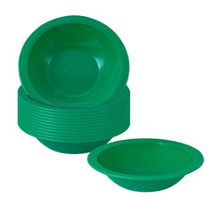 RW Kids 14 oz Round Green Plastic Bowl - 6 3/4