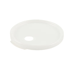 Met Lux Round White Plastic Lid - Fits 4 qt Food Storage Container - 1 count box
