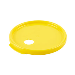 Met Lux Round Yellow Plastic Lid - Fits 4 qt Food Storage Container - 1 count box