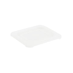 Met Lux Square Clear Polypropylene Lid - Fits 1/6 Size Food Pan - 7