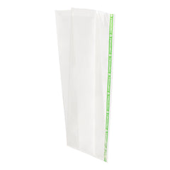 Basic Nature Clear Plastic Gusset Bag - Compostable, High Clarity, Heat Sealable - 5