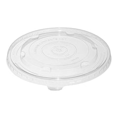 Sustain Round Clear Plastic Lid - Fits 37 & 44 oz Take Out Container - 200 count box