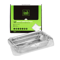Fresh Hero Nylon 1/3 and 1/4 Steam Table Pan Liner - 2.5