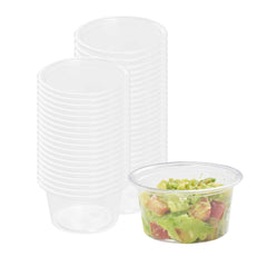 Basic Nature 1.5 oz Clear PLA Plastic Portion Cup - Compostable - 100 count box