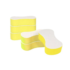 Clean Tek Professional Jumbo Yellow Sponge / White Light-Duty Scouring Pad Combo - 9 1/2