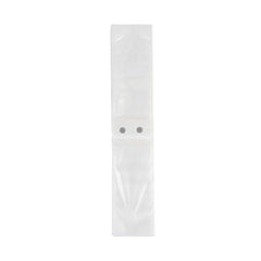 Bag Tek Plastic Unprinted Deli Saddle Bag - with Flip Top - 3 1/2