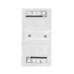 Bag Tek Clear and Black Plastic Day Of The Week Sunday Portion Bag - Trilingual - 5 1/2