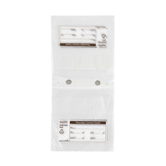 Bag Tek Clear and Brown Plastic Day Of The Week Thursday Portion Bag - Trilingual - 6 1/2