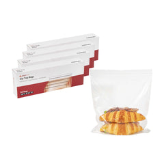 Heat Tek 2 Mil Clear LDPE Zip Top Bag - 10