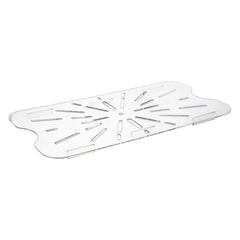 Met Lux Full Size Clear Polycarbonate Drain Tray - 1 count box