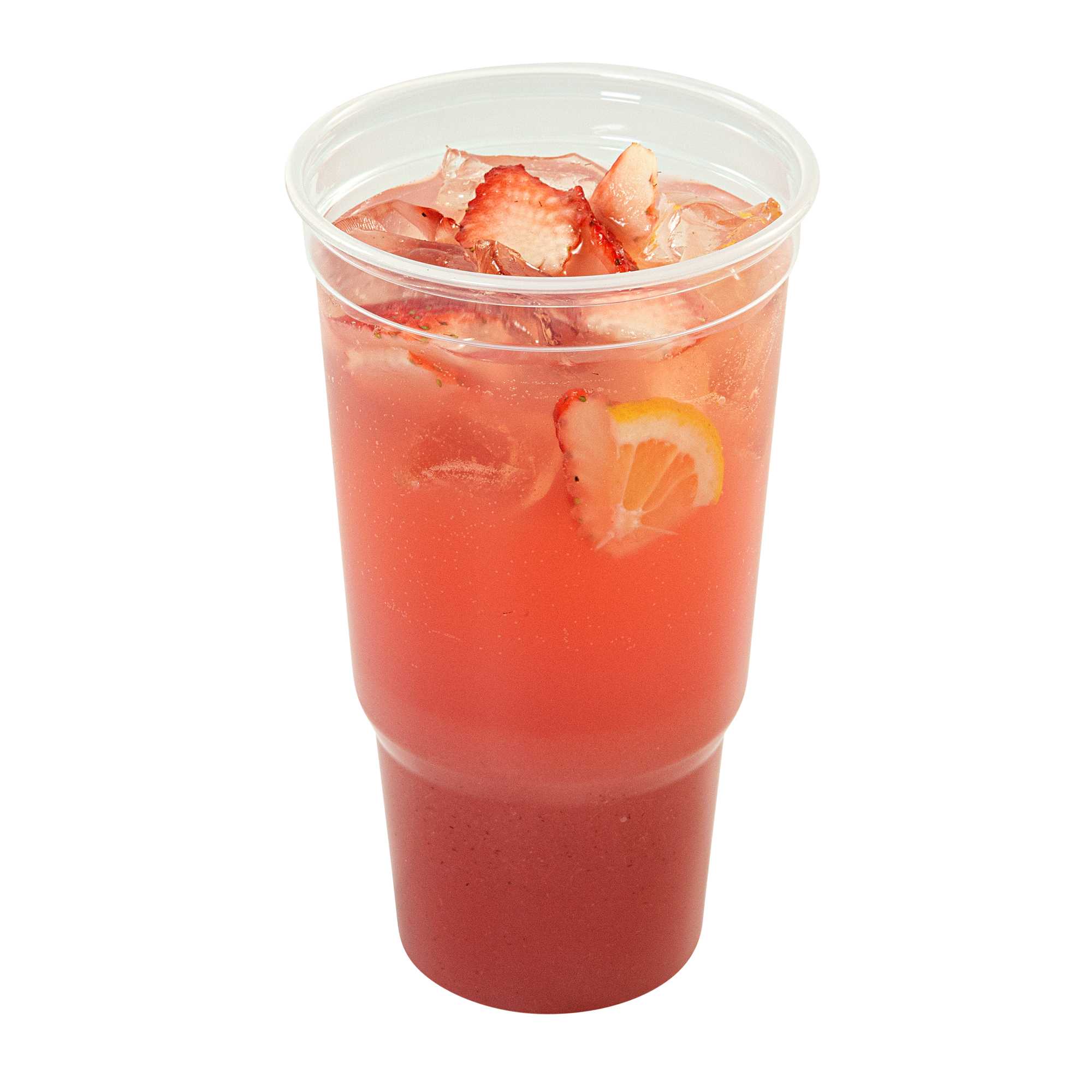 Bev Tek 32 oz Clear Plastic Cold Cup - 4 1/4" x 4 1/4" x 7" - 25 count box