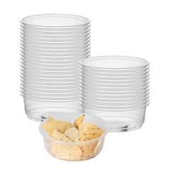 SustainaLite 8 oz Clear Plastic To Go Deli Container - 4 1/2