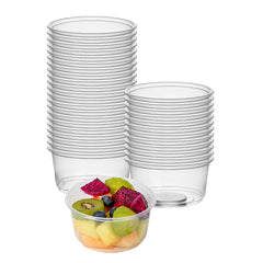 SustainaLite 12 oz Clear Plastic To Go Deli Container - 4 1/2