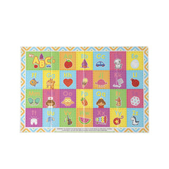 Table Tek Rectangle Alphabet Plastic Baby Placemat - BPA-Free - 18