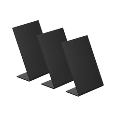 Display Tek Black Tabletop Chalkboard Sign - 2 3/4