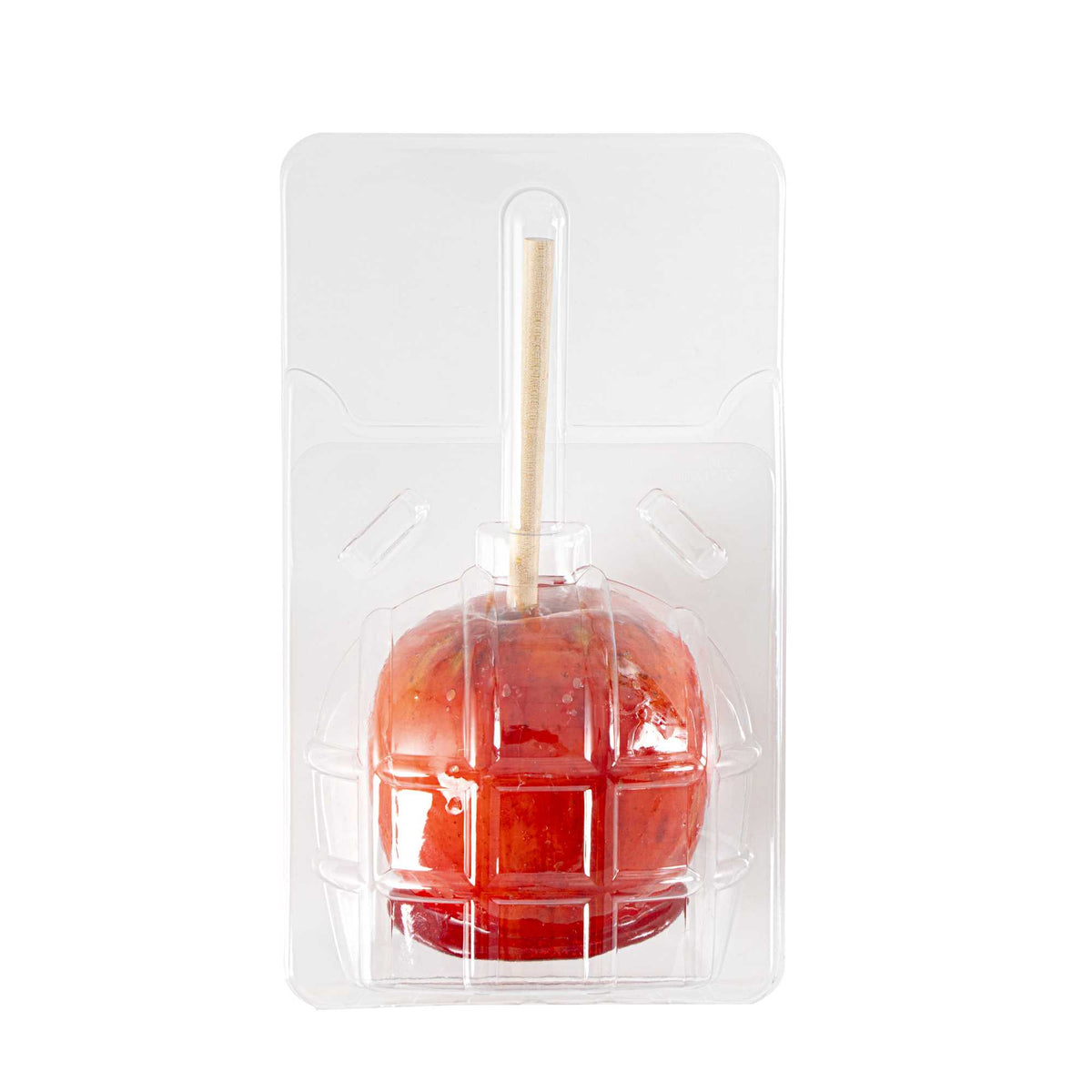 Thermo Tek Plastic Large Disposable Candy Apple Bubble - 6 1/2" x 4" x 3 1/2" - 50 count box