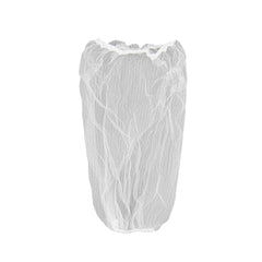 Clean Tek Professional White Plastic Large Sink Strainer Mesh Bag - Universal Fit - 4