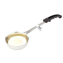 Met Lux 6 oz Stainless Steel Spoodle - Perforated, with Black Handle - 12 count box