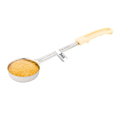 Met Lux 3 oz Stainless Steel Spoodle - Solid, with Ivory Handle - 12 count box