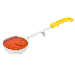 Met Lux 5 oz Stainless Steel Spoodle - Solid, with Yellow Handle - 72 count box
