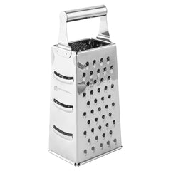 Met Lux Stainless Steel Heavy-Duty Four-Sided Cheese Grater - 4 1/4