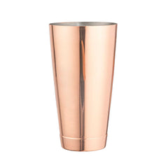 Bar Lux 24 oz Copper-Plated Stainless Steel Cocktail Shaker Tin - Weighted - 3 1/2