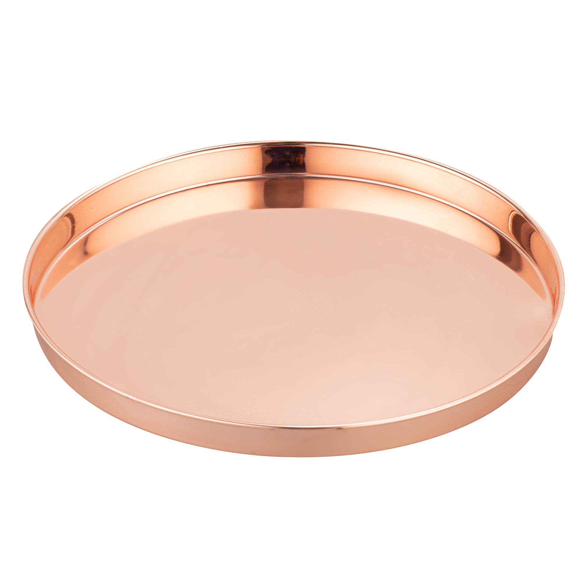 Bar Lux Copper-Plated Stainless Steel Serving Tray - 12 1/4" x 12 1/4" - 1 count box