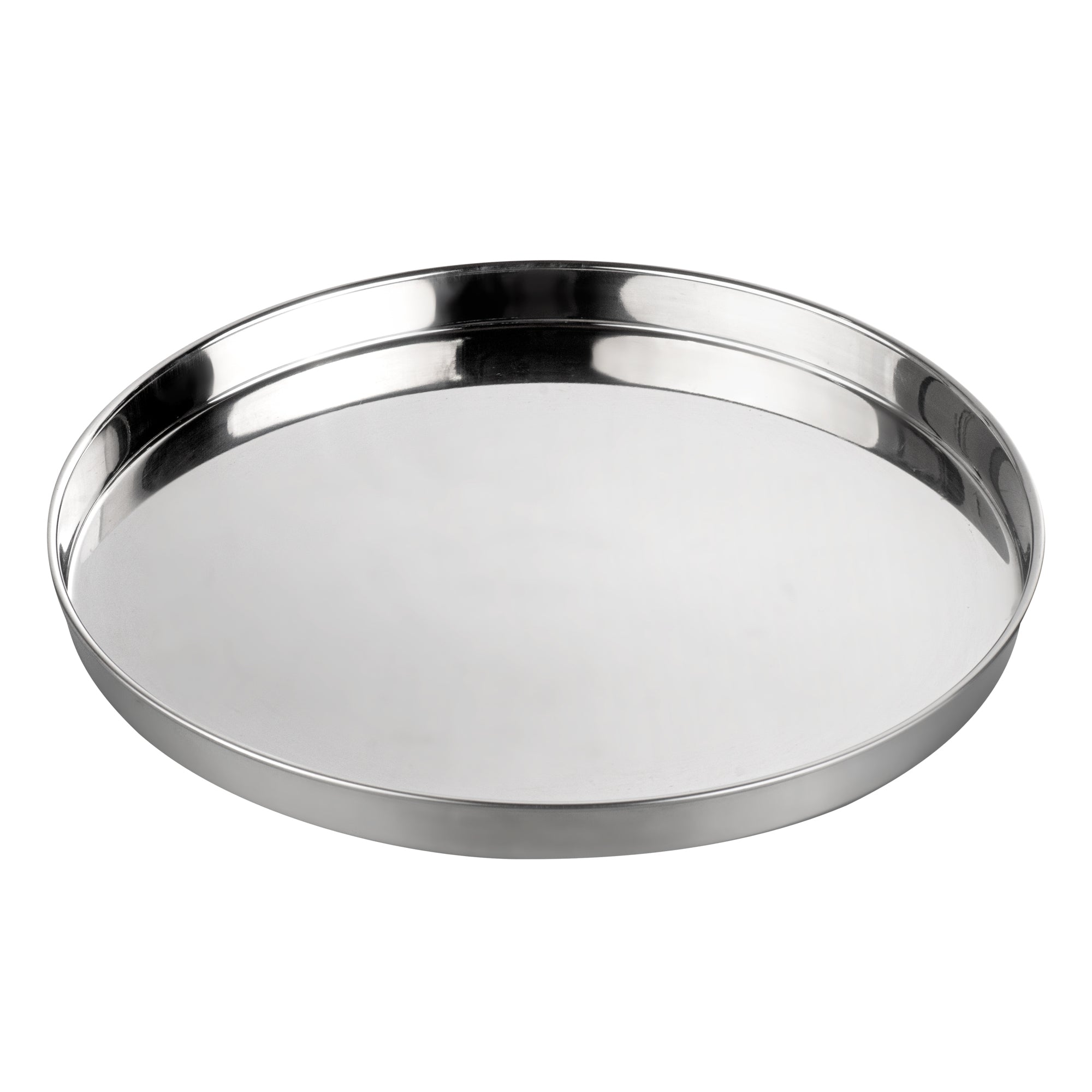 Bar Lux Stainless Steel Serving Tray - Mirrored Finish - 12 1/4" x 12 1/4" - 1 count box