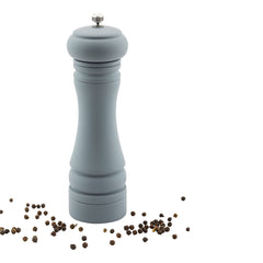 Chef 101 Classic French Gray Wood Pepper Mill - Soft Touch - 2 1/4