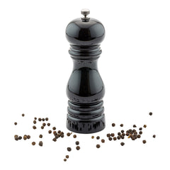 Chef 101 Classic French Black Wood Pepper Mill - High Gloss - 2
