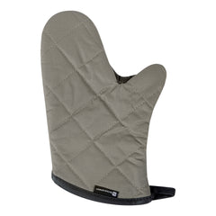 RW Threads Gray Cotton Oven Mitt - Flame Retardant, with Thumb Guard - 13 3/4