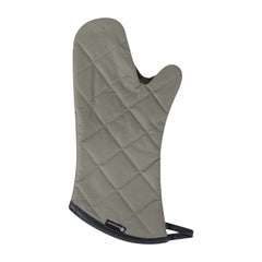 RW Threads Gray Cotton Oven Mitt - Flame Retardant, with Thumb Guard - 17
