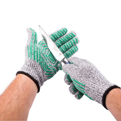 Life Protector Gray Extra Large Cut-Resistant Glove - Level 5, Non-Slip, Food Safe - 9 1/2