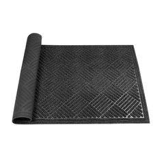 Comfy Feet Black Heavy-Duty Outdoor Floor Mat - Diamond - 60