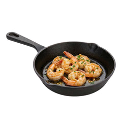 Met Lux Round Black Cast Iron 6