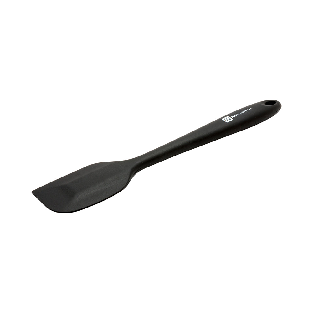 Pastry tek Black Silicone Spatula - Flat - 10 1/2" - 1 count box