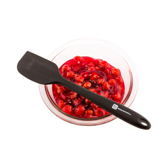 Pastry tek Black Silicone Spatula - Flat - 10 1/2