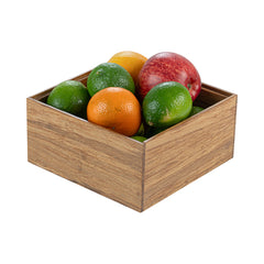 Eco Display Natural Bamboo Condiment Rack Deep Box - 6 1/2