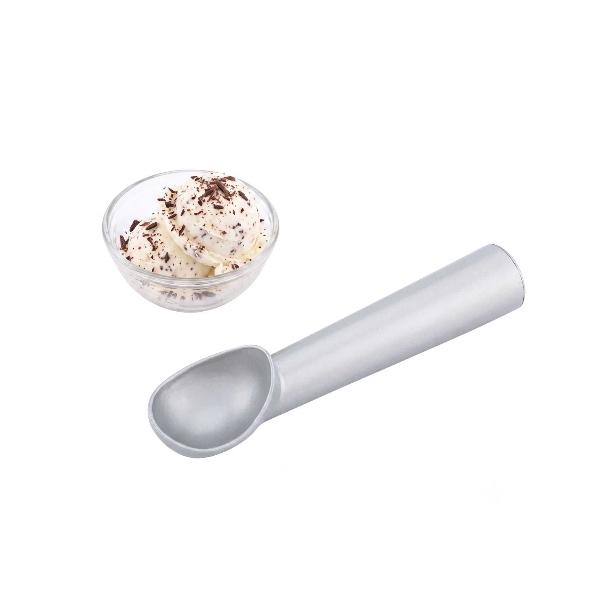 Met Lux 1.5 oz Silver Aluminum #24 Ice Cream Scoop / Dipper - Non-Stick - 1 count box