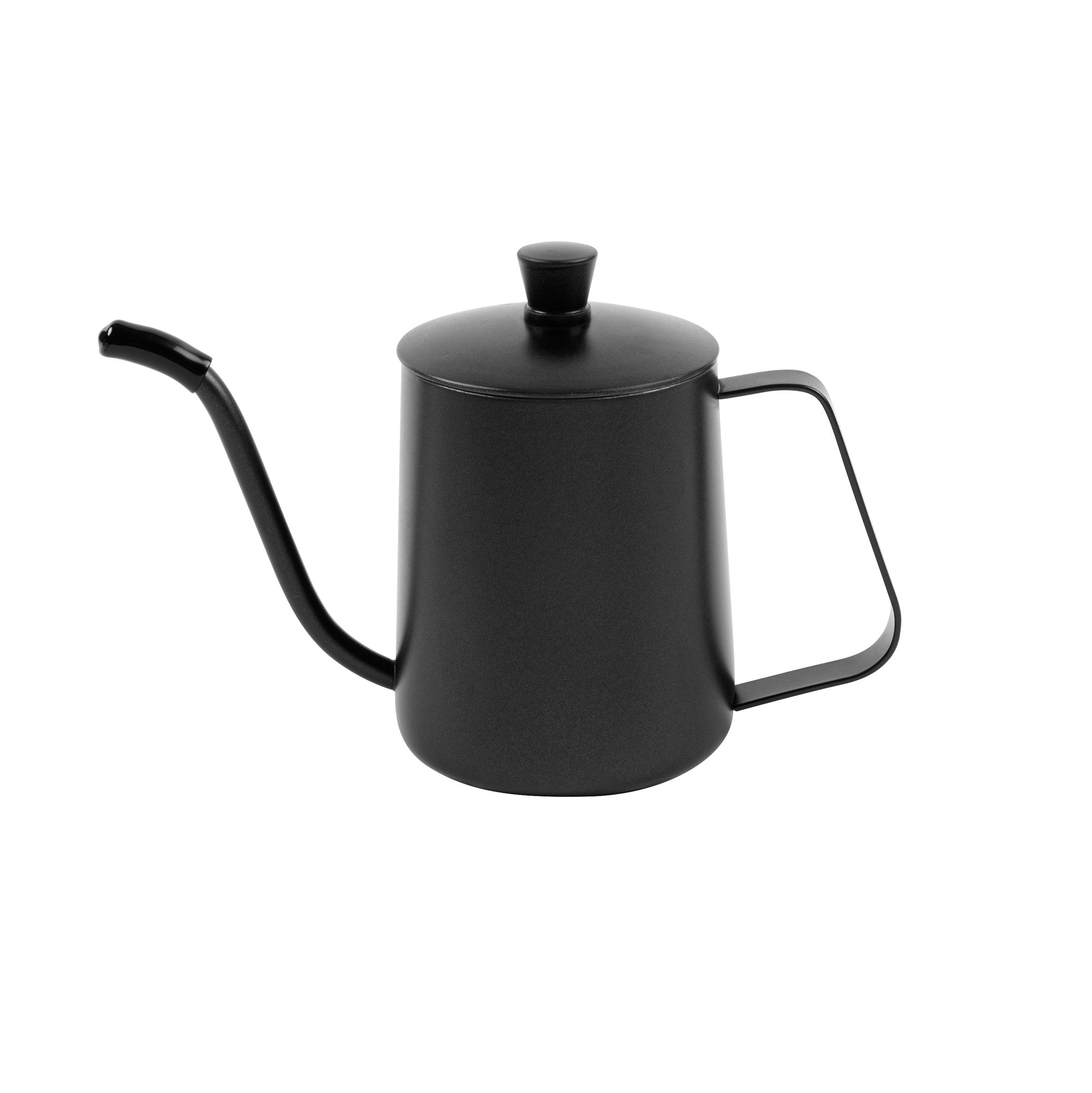Restpresso 12 oz Black Stainless Steel Pour Over / Gooseneck Kettle - 7" x 3 1/4" x 4" - 1 count box
