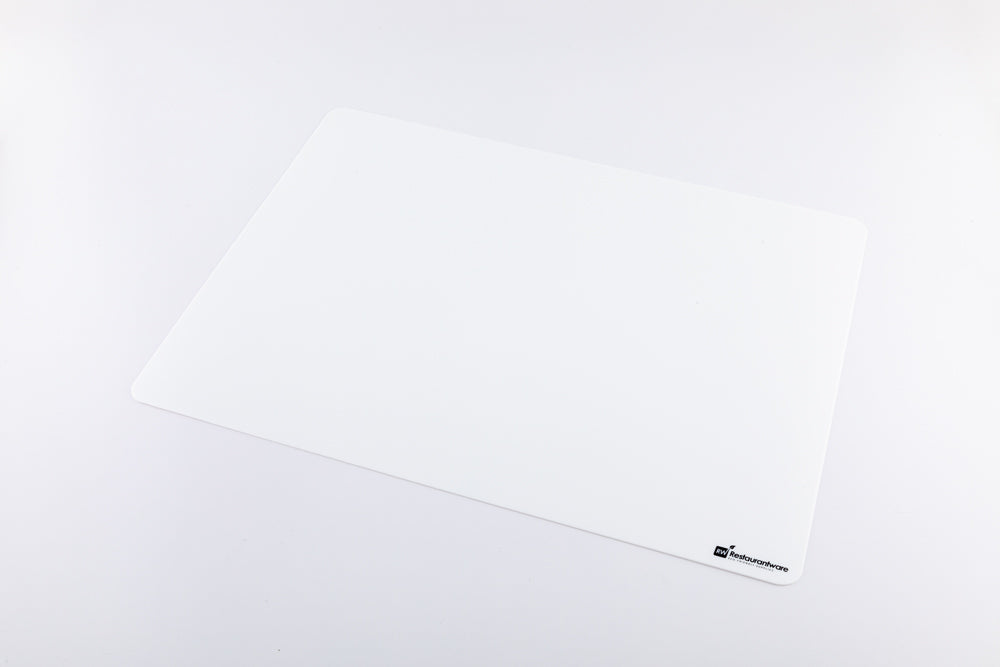 Chef 101 Rectangle Assorted Plastic Flexible Cutting Board / Chopping Mat Set - Includes 4 Mats - 24" x 18" - 1 count box