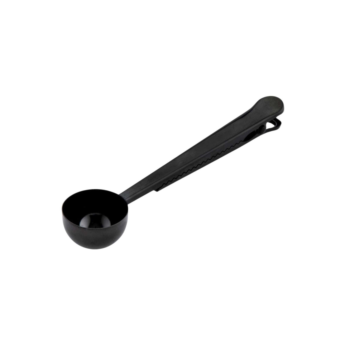 Restpresso 1 Tbsp. Black-Plated Stainless Steel Coffee / Measuring Scoop - with Bag Clip - 1 count box