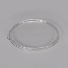 Met Lux Round Clear Plastic Food Storage Container Lid - Fits 6 and 8 qt - 8 3/4