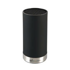 Sensei Round Black Knife Block - Soft Touch - 4 1/4