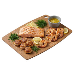 Nature Tek Brown Wood Fiber Cutting Board - 17 1/4