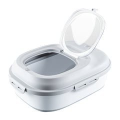 Chef 101 Gray Plastic Collapsible Storage Container - 17 3/4