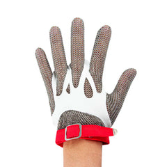 Life Protector Stainless Steel Mesh Medium Cut-Resistant Glove - Level 9, Food Safe - 9 3/4