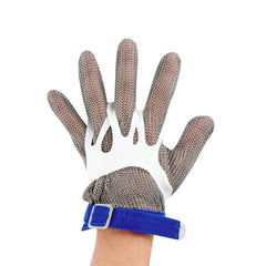 Life Protector Stainless Steel Mesh Large Cut-Resistant Glove - Level 9, Food Safe - 10